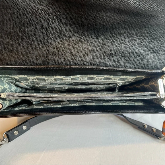 Christian Lacroix Black Shoulder Bag Clutch Purse. NWOT. - Picture 4 of 14